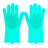 Guantes Silicona Lavatrastes Multiusos Autos Mascotas Horno 