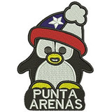 520 Parche Bordado Pingüino Punta Arenas