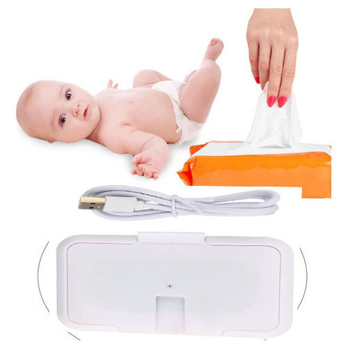 Dispensador De Toallas Húmedas Y Calientes Usb Baby Wipes, A