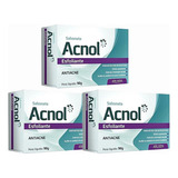 Kit 3 Sabonete Acnol Esfoliante 90g - Arte Nativa