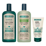 Capilatis Ortiga Concentrado Shampoo + Acondicionador + Gel