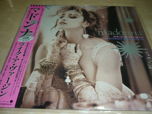 Madonna Like A Virgin Other Big Hits Vinilo Japon Obi Insert