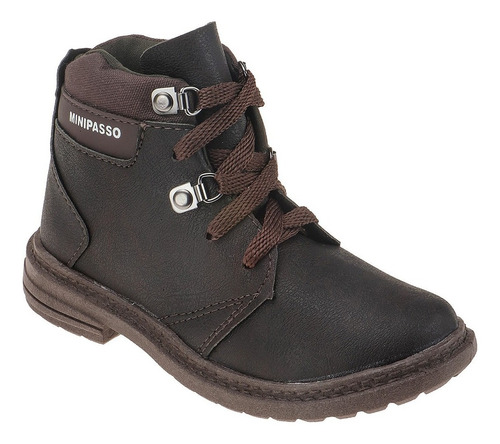 Bota Infantil Minipasso Botinha Menino Coturno Masculino