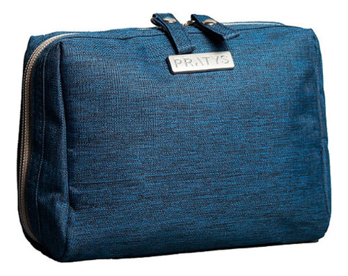 Organizador Neceser Porta Cosméticos Bolso Viaje Estuche Color Azul Oscuro