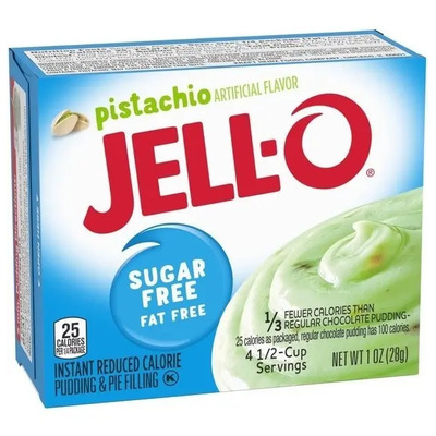 Gelatina Jello Pistachio Sin Azucar Instantaneo Pudin 28g | MercadoLibre