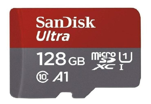 Adaptador Sandisk Ultra Micro Sd Sdxc Uhs1 De 128 Gb Y 100 Mb/s +