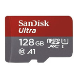 Adaptador Sandisk Ultra Micro Sd Sdxc Uhs1 De 128 Gb Y 100 Mb/s +