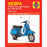 Manual Servicio Vespa P/px125, 150 & 200 78-17