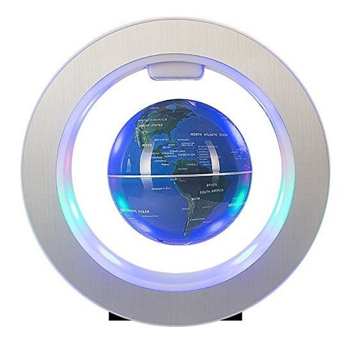 Globo Flotante Led Levitación Magnética - Mapa Mundial