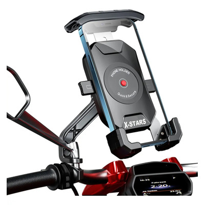 X-stars Base Soporte Porta Celular Para Moto Retrovisor | Envío gratis