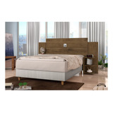  Cabeceira De Cama Box J&a Móveis Acapulco 228cm X 110cm Jequitibá