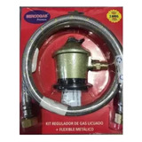 Regulador De Gas Licuado Con Flexible Certificado Set. 