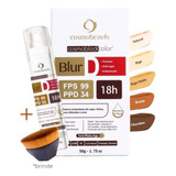 Cosmobeauty Filtro Solar Blur D Bege Fps 99 + Pincel Brinde