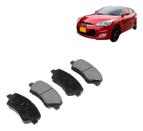 Pastillas De Freno Traseras Hyundai Veloster 1.6 2011-2017