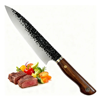 Cuchillo Chef De Cocina Profesional De Acero Forjado A Mano | Envío gratis