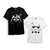 Polera Duo Parejas Día De Los Enamorados Stars Wars 