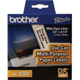 Etiqueta Pre Cortada Brother Dk1204 17mm X 54mm 400 Etiquet