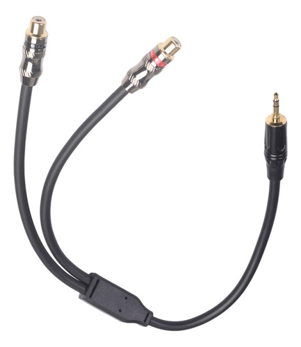 Cable En Y De Audio Estéreo Rexlis De 11.8 Pulgadas, 3.5 Mm