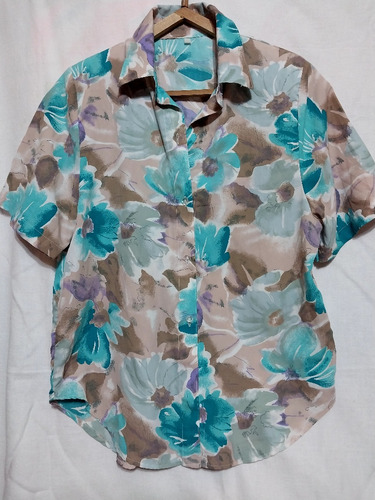 Camisa Hawaiana. Talle M . Algodon Sedado. Impecable