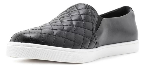 Tênis Slip On Preto Matelassê