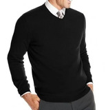 Sweater Buzo Bremer Hombre Pullover Escote V Microcentro