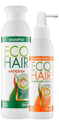 Ecohair Tratamiento Caida Cabello Loción Shampoo Eco Hair