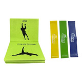 Combo Mat Yoga Plegable 4 Mm + Set X3 Banda Circular Latex