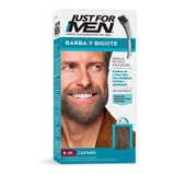 Just For Men Coloracion Gel Para Barba Y Bigote Cubre Canas Tono Castaño