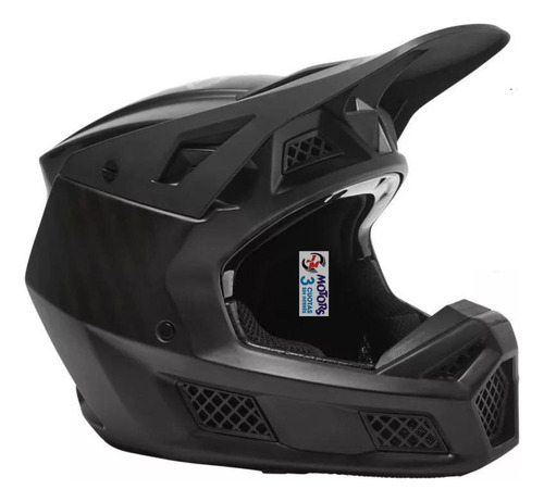 Jm Casco Fox V3 Rs Carbon Negro Mate Mips Motocross Enduro