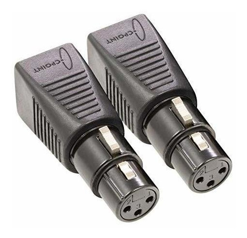 Sirs-e Paquete De 2 Adaptadores Cpoint Xlrj45 De 3 Pines Xlr