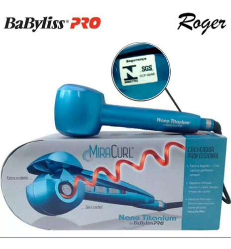 Miracurl Babyliss Pro Nano Titanium Modelador Original 