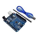 Arduino Uno R3 + Cable Usb Atmega328p Smd Compatible Ch340