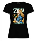 Polera Zelda Corte De Dama Estampada En Dtf Senshi Cod 003