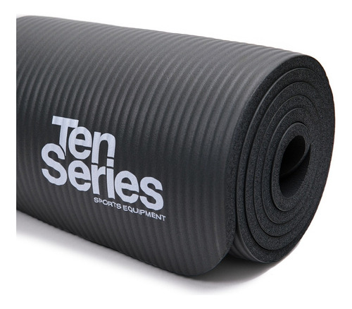 Mat De Yoga Y Entrenamiento Negro Ten Series