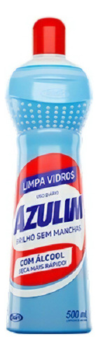 Azulim Limpa Vidros 500ml Brilho Sem Manchas