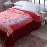 Cobertor Jolitex Casal Kyor Plus Vermelho 2,20x1,80m Caixa