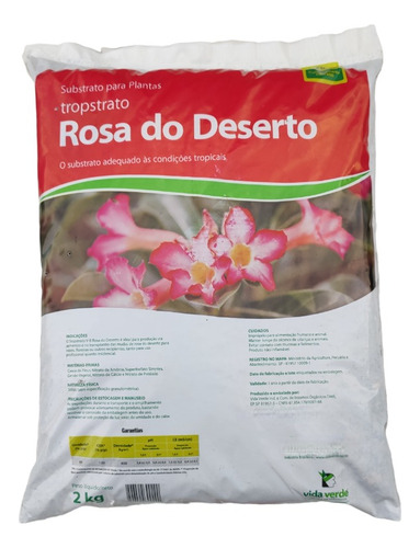 2kg Substrato Para Rosa Do Deserto Pronto Para Plantar