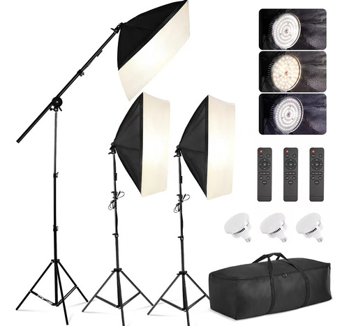 Kit De Luces Para Fotografia De Estudio Set De Iluminac 85w