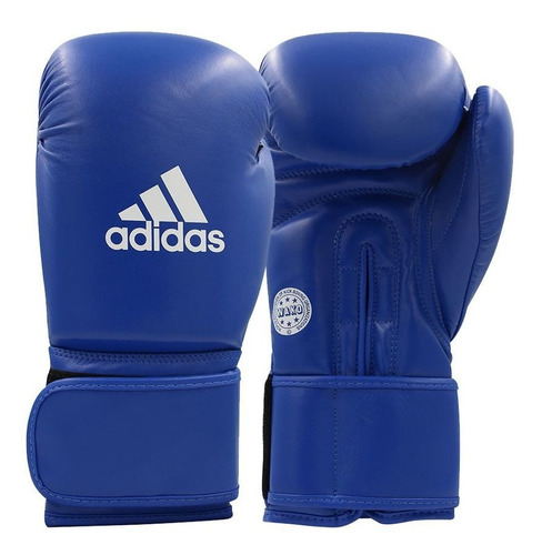 Luva adidas Wako Approved Kick Boxing Training Azul Pu