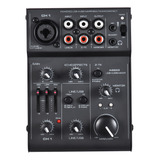 Consola De Mezclas Mini Live Console Usb Age03 Integrada Con