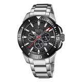 Reloj Para Hombre Festina Chrono Bike F20641/4 Plateado