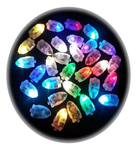 Luz Para Globos X 10 Luces Led Decoracion Multicolorcotillon