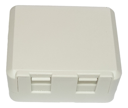 Caixa Sobrepor 2 Portas Keystone Fêmea Rj45 E Rj11