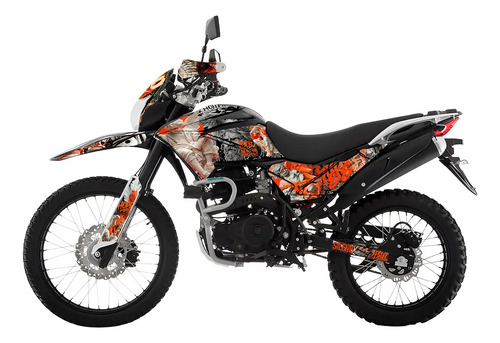 Kit De Stickers Moto Dm250 Querubin Mafia+ Kit Regalo | Meses sin interés