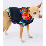 Suéter Poncho Otomí Xl Bordado Típico Mexicano Para Perro