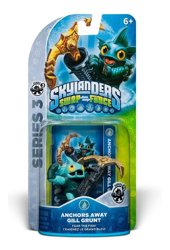 Anchors Away Gill Grunt Serie 3 Agua Skylanders Swap Force N