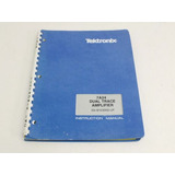 Tektronix 7a24 Dual Trace  Instruction Manual Dde