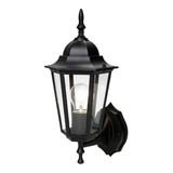 Lámpara De Pared Tipo Farol Exterior Ftl-6002/n Tecnolite Color Negro