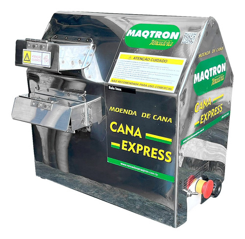 Moenda Cana Elétrica 220v Cana Express Hobby Inox Maqtron