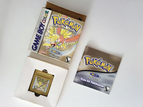 Pokemon Gold Nacional Gradiente Cib - Game Boy Color Gbc